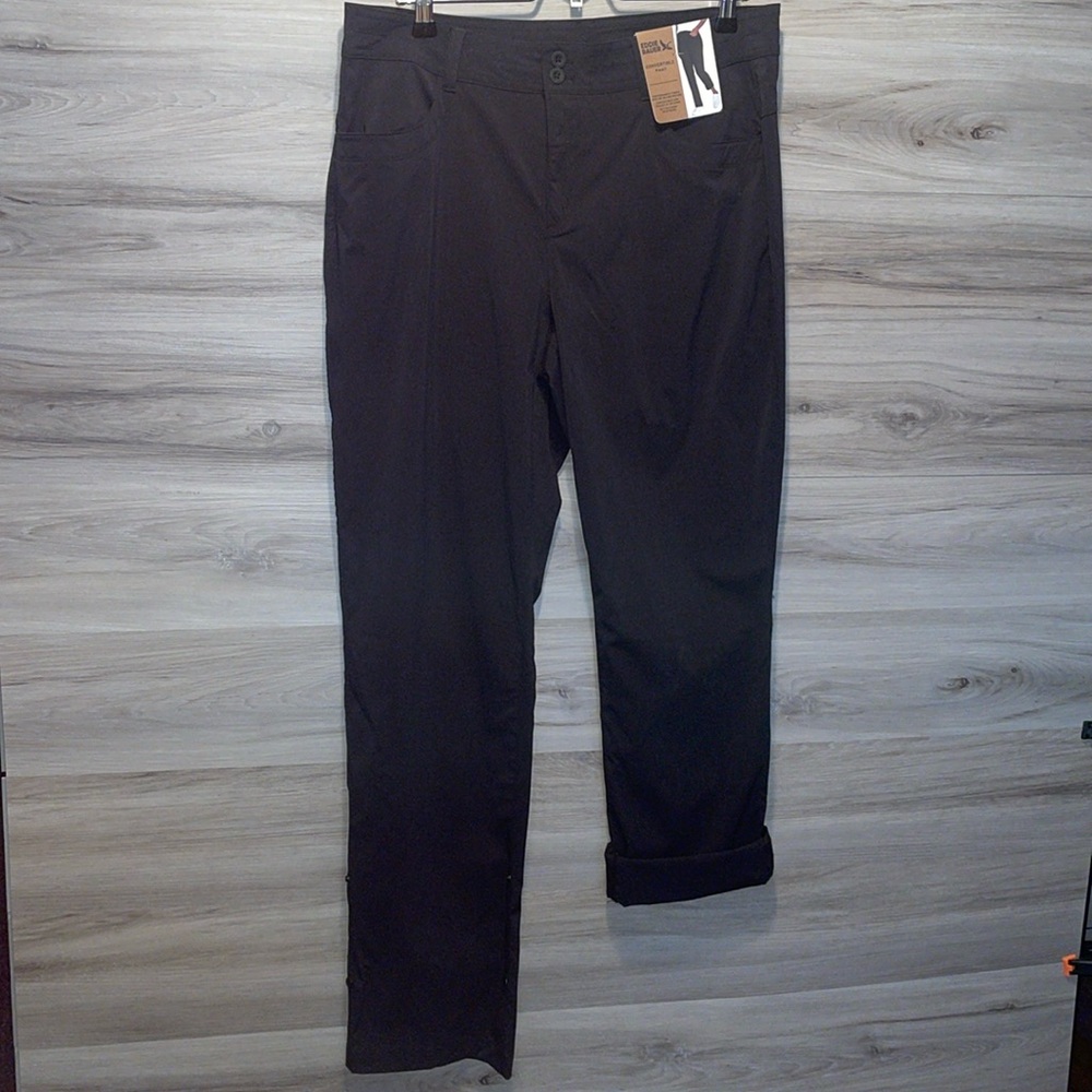 NWT- Women’s Eddie Bauer Convertible Snap Hem Pants , 12